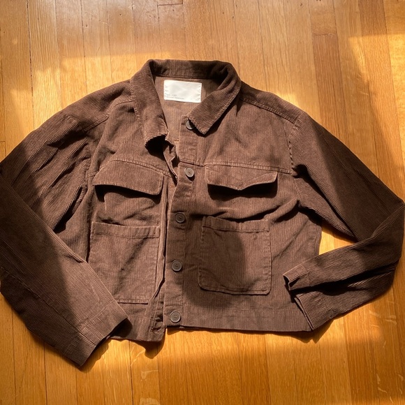 Chocolate Brown Corduroy Jacket - Picture 1 of 2